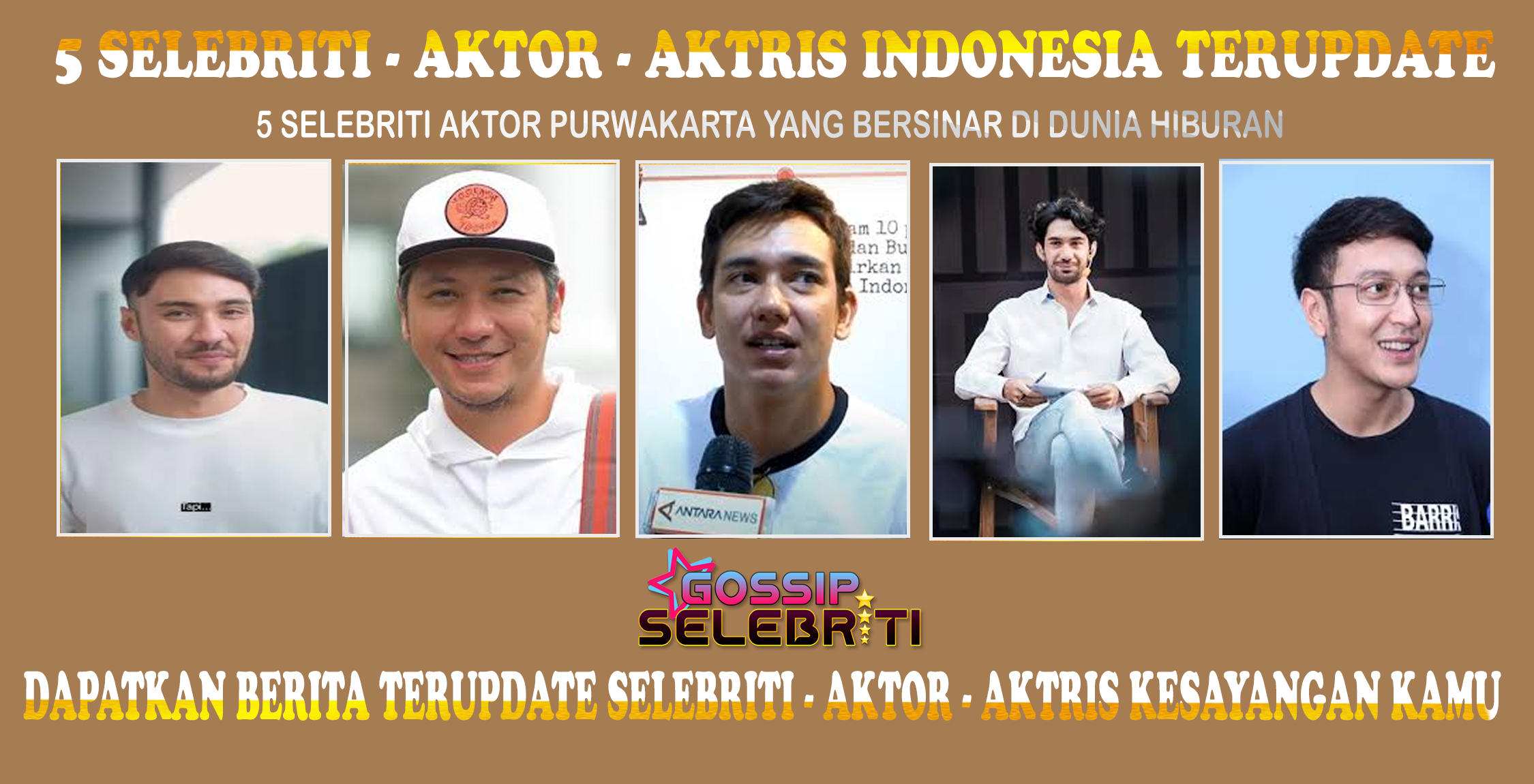 5 Selebriti Aktor Purwakarta