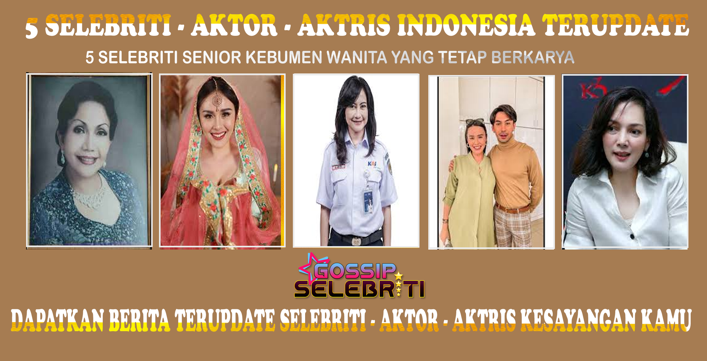 5 Selebriti Senior Kebumen